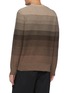 Back View - Click To Enlarge - THEORY - Burton' Gradient Coloured Cashmere And Wool Blend Knit Sweater