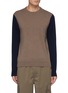 Main View - Click To Enlarge - THEORY - Milan' Colourblock Cashmere Crewneck Sweater