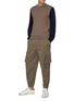 Figure View - Click To Enlarge - THEORY - Milan' Colourblock Cashmere Crewneck Sweater