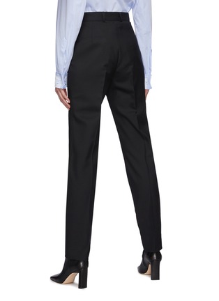 Back View - Click To Enlarge - MAISON MARGIELA - Side Zip Crop Tailor Pants