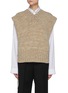 Main View - Click To Enlarge - MAISON MARGIELA - Chunky Rib Alpaca Knit Vest