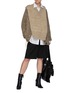 Figure View - Click To Enlarge - MAISON MARGIELA - Chunky Rib Alpaca Knit Vest