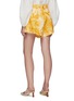 Back View - Click To Enlarge - ZIMMERMANN - 'Mae Palm' belted tuck shorts