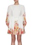 Main View - Click To Enlarge - ZIMMERMANN - 'Mae' floral print mini dress