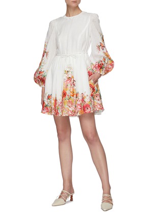 Figure View - Click To Enlarge - ZIMMERMANN - 'Mae' floral print mini dress
