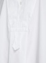 Detail View - Click To Enlarge - MAISON MARGIELA - Club Collar Half Placket Cotton Oversized Shirt Dress