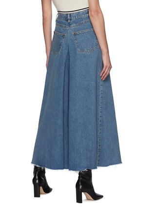 Back View - Click To Enlarge - MAISON MARGIELA - Skirt Look Wide Leg Jeans