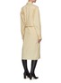 Back View - Click To Enlarge - LEMAIRE - Cotton Shirt Dress With Wrapping Overlay