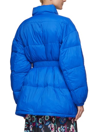 Back View - Click To Enlarge - ISABEL MARANT ÉTOILE - Belted High Neck Puffer Jacket