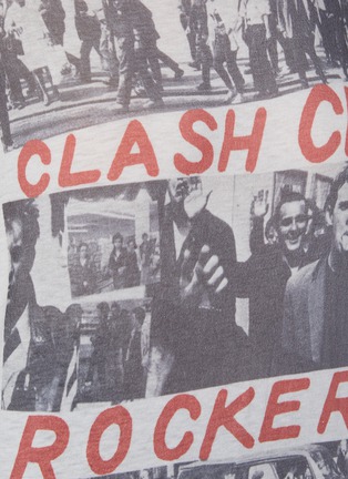  - R13 - The Clash City Rockers Graphic Print Cotton Cashmere Blend Band T-shirt