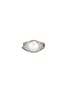 Detail View - Click To Enlarge - JOHN HARDY - Classic Chain' Freshwater Pearl 18k gold Sterling Silver Split Band Ring