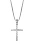 Detail View - Click To Enlarge - JOHN HARDY - 'Classic Chain' Jawan Cross Pendant Sterling Silver Necklace