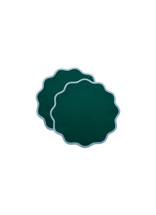 Main View - Click To Enlarge - LA DOUBLEJ - Scalloped Placemats—Set Of 2