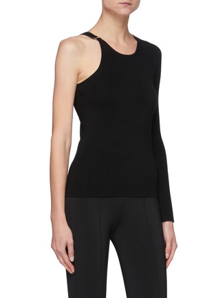 Detail View - Click To Enlarge - DION LEE - Hybrid Detachable Shrug E-hook Detail Top