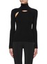 Main View - Click To Enlarge - DION LEE - Hybrid Detachable Shrug E-hook Detail Top