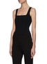 Detail View - Click To Enlarge - DION LEE - Hybrid Detachable Shrug Tank Top