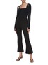 Figure View - Click To Enlarge - DION LEE - Hybrid Detachable Shrug Tank Top