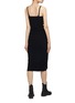 Back View - Click To Enlarge - DION LEE - MIRROR BRAID SIDE STRAP DRESS