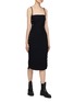 Figure View - Click To Enlarge - DION LEE - MIRROR BRAID SIDE STRAP DRESS