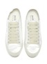 Detail View - Click To Enlarge - PEDRO GARCIA  - 'Parson' Raw Edge Satin Low-top Sneakers