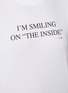  - VICTORIA, VICTORIA BECKHAM - I'm Smiling On ''The Inside''' Print T-Shirt