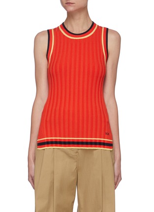 Main View - Click To Enlarge - VICTORIA, VICTORIA BECKHAM - Contrast outline tank top