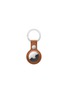 Main View - Click To Enlarge - APPLE - AirTag Leather Key Ring – Saddle Brown