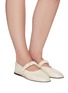 Figure View - Click To Enlarge - WANDLER - 'Dash' ruched band ballerina flats