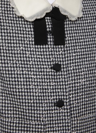  - MIU MIU - Sequin Cropped Tweed Blazer