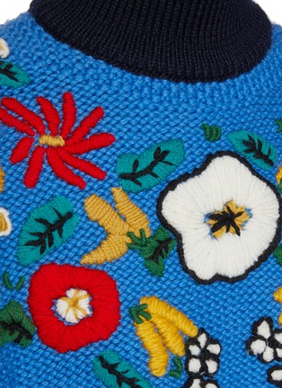  - MIU MIU - Sleeveless Embroider Flower Knit Vest