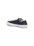  - PEDRO GARCIA  - Pauletta' Crystal Embellished Fray Edge Quilted Satin Sneakers