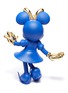 Detail View - Click To Enlarge - LEBLON DELIENNE - Minnie Welcome Sculpture – Blue Matt/Gold Chrome
