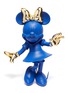 Main View - Click To Enlarge - LEBLON DELIENNE - Minnie Welcome Sculpture – Blue Matt/Gold Chrome