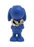 Main View - Click To Enlarge - LEBLON DELIENNE - Limited Edition chromed gold heart Snoopy sculpture – Blue matt/Chrome Gold