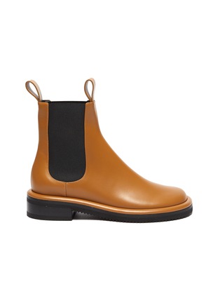 Main View - Click To Enlarge - PROENZA SCHOULER - Pipe Calf Leather Chelsea Boots
