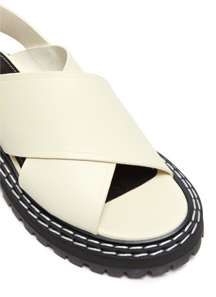 Detail View - Click To Enlarge - PROENZA SCHOULER - Lug Calf Leather Sandals