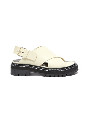 Main View - Click To Enlarge - PROENZA SCHOULER - Lug Calf Leather Sandals