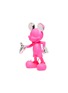 - LEBLON DELIENNE - Mickey Welcome Sculpture – Neon Pink Matt/Chromed Silver