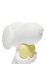 Detail View - Click To Enlarge - LEBLON DELIENNE - Snoopy Heart Sculpture – Matt White/Glossy Yellow