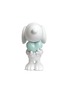 Main View - Click To Enlarge - LEBLON DELIENNE - Glossy heart Snoopy sculpture – Matt white/Glossy green