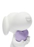 Detail View - Click To Enlarge - LEBLON DELIENNE - Snoopy Heart Sculpture – Matt White/Glossy Purple