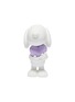 Main View - Click To Enlarge - LEBLON DELIENNE - Snoopy Heart Sculpture – Matt White/Glossy Purple