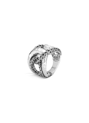 Detail View - Click To Enlarge - JOHN HARDY - Classic Chain' Palu Sterling Silver Sculptural Link Ring