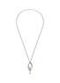 Main View - Click To Enlarge - JOHN HARDY - Classic Chain' Hammered Freshwater Pearl 18K Gold Silver Curb Chain Necklace
