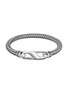 Main View - Click To Enlarge - JOHN HARDY - Classic Chain' Silver Steel Rubber Cord Bracelet