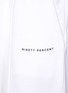  - ALEXANDER WANG - Logo Embossed Soap Appliqué Cotton Blend T-shirt