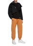 Figure View - Click To Enlarge - PRIVATE POLICY - Metal Ring Detail Drawstring Waist Sweatpants