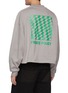 Back View - Click To Enlarge - PRIVATE POLICY - Floral Logo Print Crewneck Sweatshirt