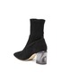  - STUART WEITZMAN - Loulou' Translucent Block Heel Suede Ankle Boots