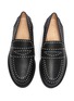 STUART WEITZMAN - Parker Lift' Pearl Embellished Leather Loafers